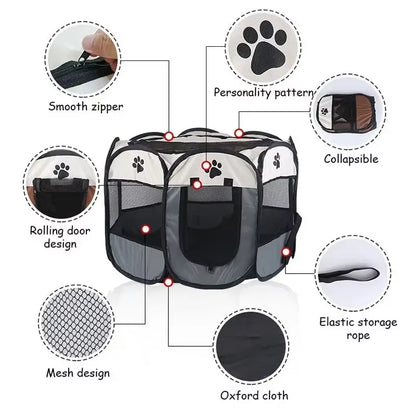 Foldable Pet Tent Kennel